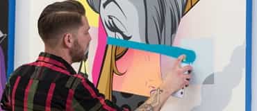 Jordan Nickel POSE Chicago using Ironlak Sugar Artists Acrylic Spray Paint